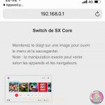 capture d'écran nintendo switch