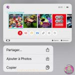 capture d'écran nintendo switch